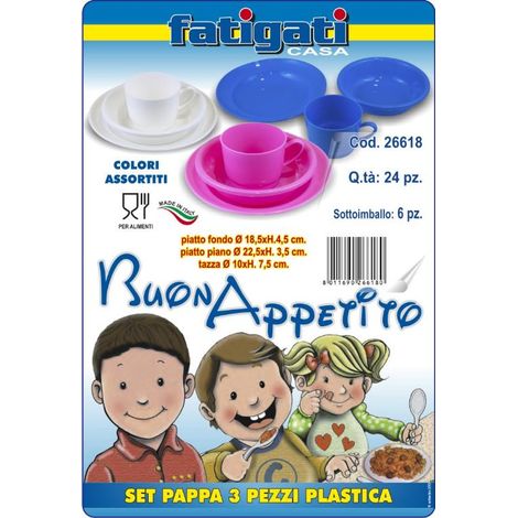 Set pappa color 3 pezzi 26618 fatigati