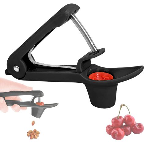 1 Dénoyauteur Manuel, Plastique ABS Et Acier Inoxydable, Pour Cerises Prunes Olives, Cuisine Domestique (1/2)