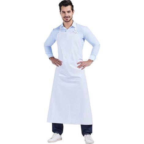 Tablier imperméable pour hommes, tablier de travail réglable de lavage de boucher d'usine,CF3113 (1/5)