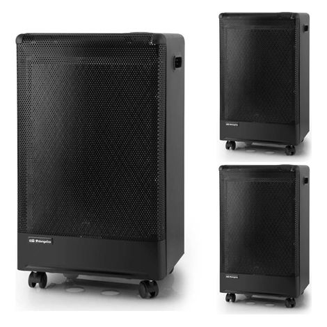 Lot de 3 Chauffages d’appoint au Gaz, Poêle à gaz H55 Orbegozo 3000W Fold, Céramique, Triple système de Sécurité (1/5)