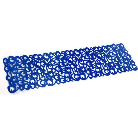 Nappe rectangulaire en feutre, chemin de table, sets de table, décoration intérieure (bleu royal) (1/5)