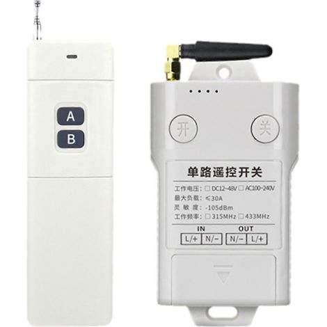 Drahtloser Fernbedienungsempfänger, Relais-Sender für Wasserpumpenmotor – 315 MHz