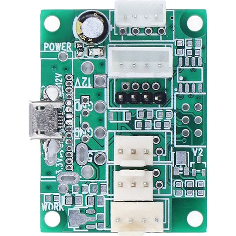 Connecteur USB Hub de Contrôle de Vitesse pour Ventilateur PC, Répartiteur de Câblage pour Dissipation Thermique du Boîtier (1/5)