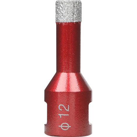 Foret diamant pour carrelage 12 mm,Scie Cloche Diamant Foret avec Filetage M14 Pour Le Forage à Sec Ou Humide De Manière Sec En Porcelaine, Carrelage, Granit, Marbre, Verre (1/5)