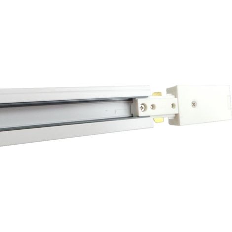 Rail Monophasé pour Spot LED 2m BLANC - SILAMP