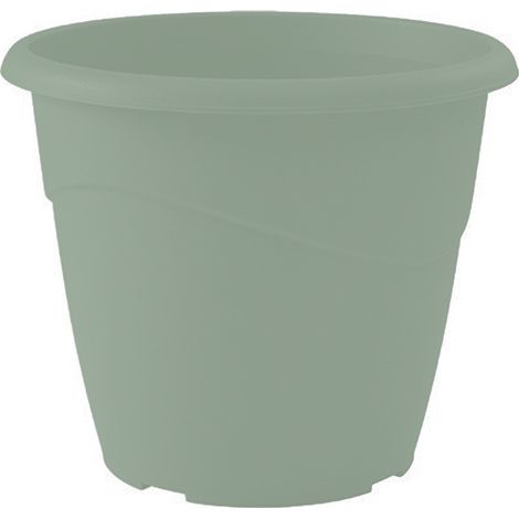 Pot de fleur Marina Ø18x15,3 cm non perçé - 2L - Vert laurier - EDA