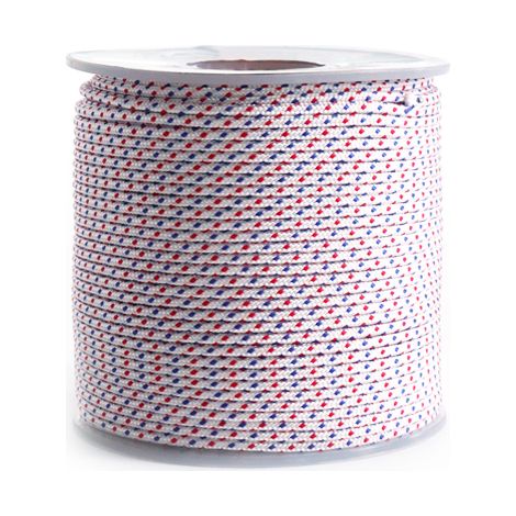 Corde de lanceur nylon. Ø 6 mm x 100 m cordon 16 fuseaux (1/3)