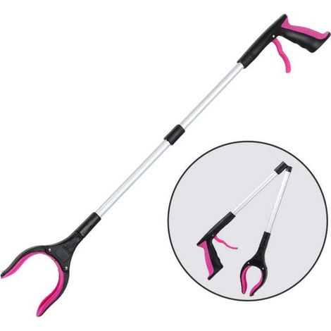 Litter Picker - 83 cm - Foldable - Aluminum Alloy - Magnetic Gripper - Auxiliary Handle