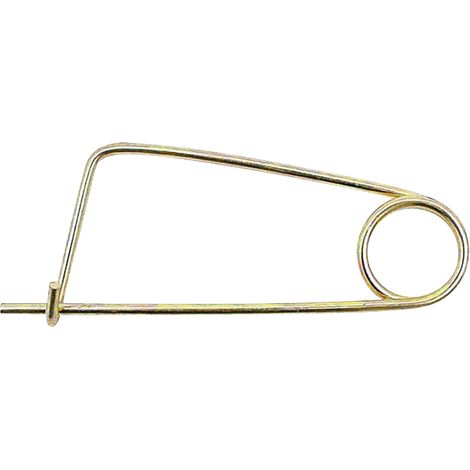 Goupille de sécurité d'attelage de remorque 6 mm 105 mm 140 mm 23429 (1/2)