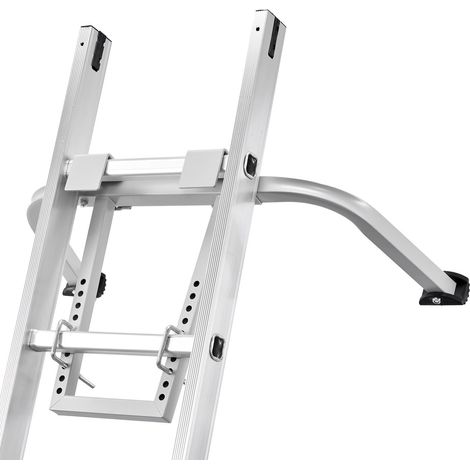 Stabilisateur d échelle, en acier robuste, pour terrain irrégulier et escaliers, pliable, stable et sécurisé, usage polyvalent (1/5)