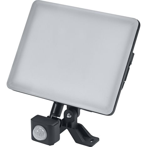Projecteur LED OSRAM ENDURA Flood Sensor Adjustable, 50W, 4250lm, 4000K blanc froid, détecteur de mouvement, Noir, Aluminium, IP44