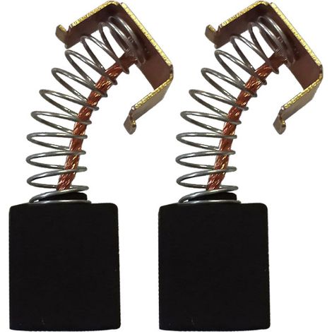 2x Kohlebürsten 6x10x11mm für viele Elektro-Werkzeuge (z.B. Winkelschleifer Poliermaschine Bohrhammer Schlagschrauber Handkreissäge uvm.) Motorkohlen