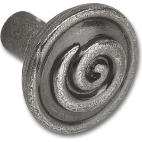 Möbelknopf Möbelknauf Ian Smith ø 30mm Tiefe 29mm Möbelgriff ZN altsilber