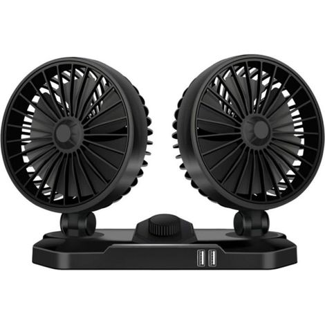 MAGICLULU Ventilateur Électrique USB pour Voiture à Double Tête (1/5)