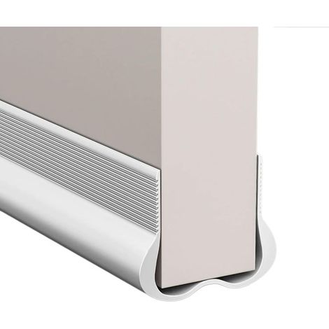Bande d'étanchéité en PVC pour portes insonorisées, coupe-vent, réduction du bruit et isolation thermique 1 pièce 93 cm (1/4)