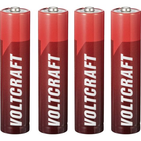VOLTCRAFT Industrial LR03 Pile LR3 (AAA) alcaline(s) 1350 mAh 1.5 V 4 pc(s) S156502 (1/4)