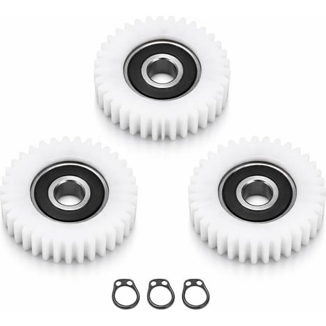 3 pièces Engrenages en Nylon pour Moteur de vélo électrique – Pignons de 38 mm, 36 Dents, Accessoires de Rechange pour kit Moteur, TSDZ2 (1/5)