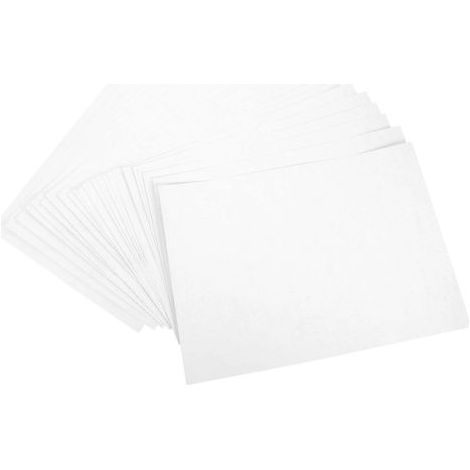 50 feuilles d'étiquettes d'adresse imprimables, étiquettes adhésives nominatives pour imprimante, papier autocollant imprimable-29.70X21.00X1.20CM-White (1/4)