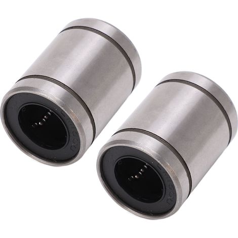 roulements à billes pour mouvement linéaire cylindrique, diamètre intérieur 16 mm, diamètre extérieur 28 mm, référence LM16UU, pour imprimante 3D CNC (1/5)