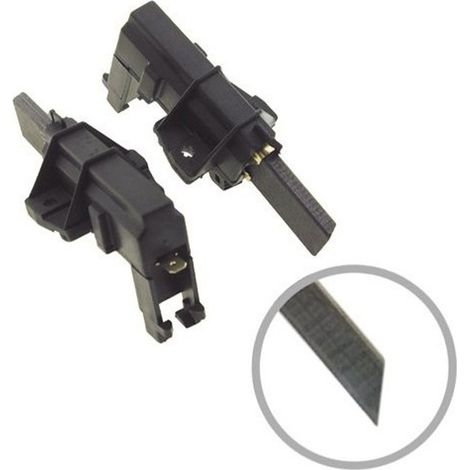 Coppia 2pz Spazzole Carboncini motore lavatrice Indesit Ariston Candy Whirlpool