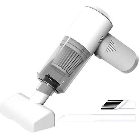 Kabelloser Handstaubsauger mit Milbenschutz, ideal für Matratzen, Teppiche und andere Oberflächen. Starke Saugkraft. – Crezuo (1/5)