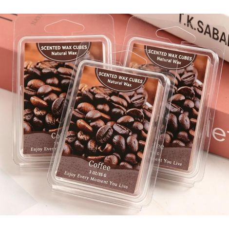 Bougies parfumées au café, blocs de cire parfumée, cire de soja, blocs de parfum d'ambiance, parfums d'intérieur, vaporisateurs d'ambiance (1/5)