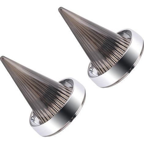 1 paire de clignotants, feux de signalisation, anneaux décoratifs et caches pour motos Harley-Davidson Touring Road King Glider (modèle 86-21). (1/4)