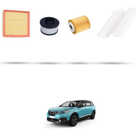 Kit tagliando 3 filtri compatibile con Peugeot 5008 II (P87) 1.5 BlueHdi 96kw dal 2018 (1/5)