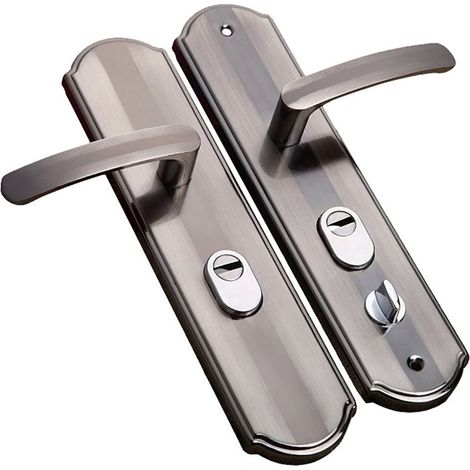 Manija de puerta de aleación de aluminio, ajuste universal, producto seguro (1/5)