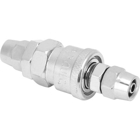 Lot de 2 Connecteurs Rapides Auto-Bloquants en Acier Allié pour Tuyaux Pneumatiques, Raccords 20SP+20PP (1/5)