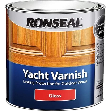 Ronseal Exterior Yacht Wood Varnish - Gloss - 2.5L