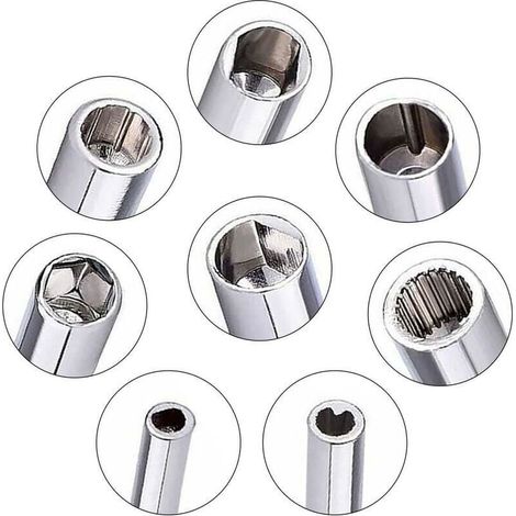 Set di 8 attrezzi per la regolazione del carburatore, cacciaviti per la pulizia del carburatore e la riparazione del motore, adatti alla maggior parte dei motori a 2 tempi. (1/4)