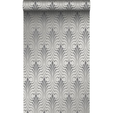 papier peint forme graphique taupe  - Origin Wallcoverings (1/5)