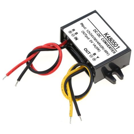 DC-DC 12V/24V/36V/48V à 5V 1A Buck Converter Module d'alimentation abaisseur (1/5)