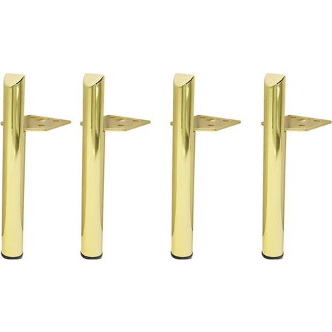 4-teiliges Set Haushaltsfüße, Badezimmerfüße, Sofafüße, Couchtischfüße, Schrankfüße, Möbelfüße-Zubehör – schwarz, 15 cm (1/5)
