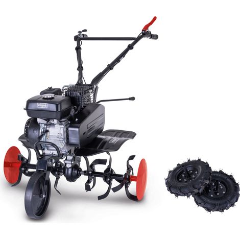 Scheppach – Motoculteur thermique 4,2 kW – Moteur 4 temps 212 cm³ – Largeur de travail 750 mm – Profondeur de travail 310 mm – 24 couteaux de 315 mm