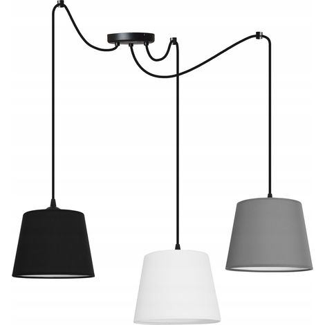 Plafonnier suspendu araignée lustre loft E27 LED (1/5)