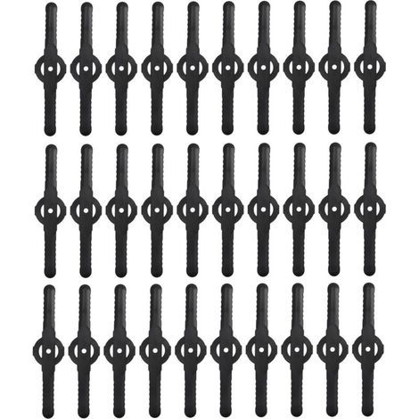 Les lames de tête de coupe, 30 pièces, remplacent la tondeuse électrique, accessoires de tonte à longue lame pour le jardin et la pelouse (1/5)