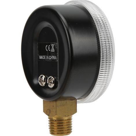 Manomètre radial Y50 0-600psi avec raccord laiton 1/4 NPT pour contrôle de pression