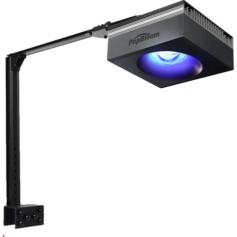 Lumière d'Aquarium, LED Plein Spectre, Design Énergétiquement Efficace, Avec le kit de bras V2, Prise EU (1/2)