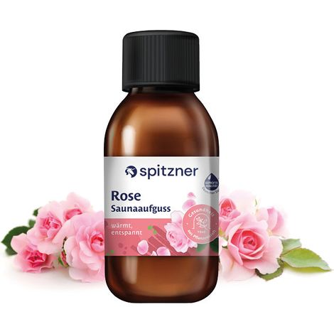 Spitzner Saunaaufguss Rose 125 ml Wellness Sauna Aufguss Wellnessaufguss