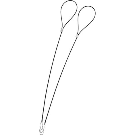 Lot de 2 Poignées de Portail Extérieur en Acier Inoxydable, Câble de Traction Ajustable et Solide pour Clôture de Jardin et Porte Arrière, Utilisation à Domicile (1/5)