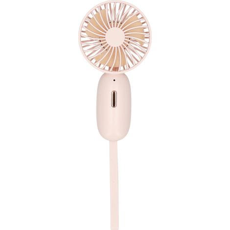 Mini ventilateur portable à main, rechargeable et à 3 vitesses, idéal pour le bureau, la maison, les voyages et les déplacements. Fonctionne sur batterie. (1/5)