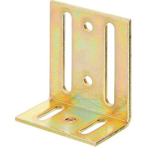 Square L.40x77mm Lar. 65mm S.3mm in acciaio galv.brut.verz.d.pass.gah (di 25) (1/3)