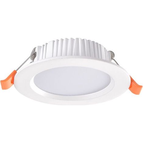 Spot Encastrable Dalle LED Ronde Extra-Plate Coupe Downlight Panel Blanc Chaud(2,5 pouces) (1/4)