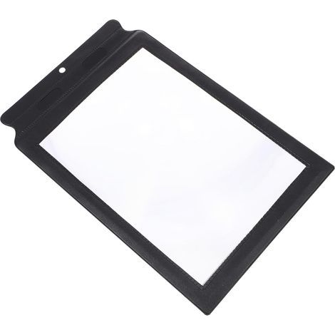 Lente d'ingrandimento grande formato A4 - Molto leggera e infrangibile - Adatta agli anziani - Lente A4 - Ingrandimento 3x - Adatta per libri, giornali e mappe (1/5)