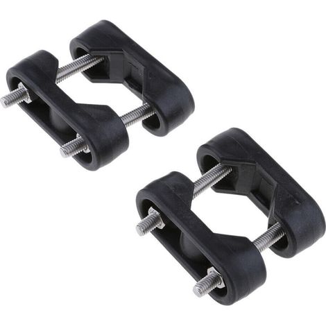 Hose clamps for black marine nylon hoses, nylon parts and accessories for marine flagpoles, ship and yacht fittings, simple nylon--DTEKGAZ