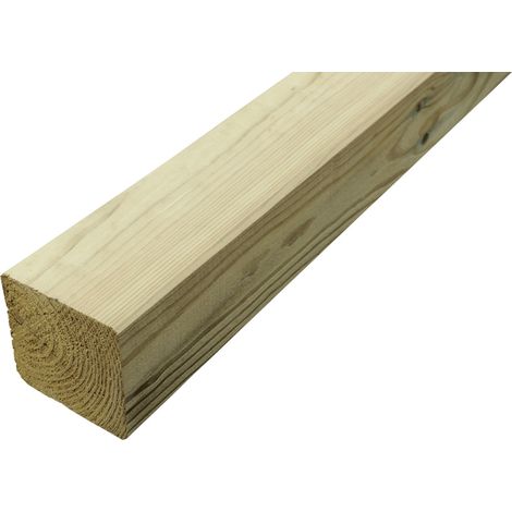 Kantholzpfosten 160 cm, 70 x 70 mm, kesseldruckimprägniert Kantholzpfosten (1/3)