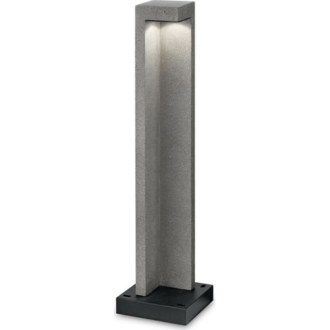 Piantana Moderna Titano Materie Plastiche Grigio Granito Led 9W 3000K H74Cm (1/2)