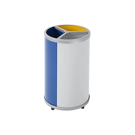 Papeleras  redondo  capacidad 3 x 30 l